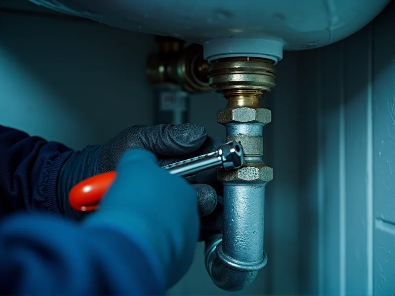 Plumbing service, illustrative placeholder